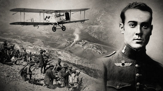 Joaquín Boy Fontelles, un DH-9A y la posición de Tifaruin durante la Guerra del Rif en agosto de 1923