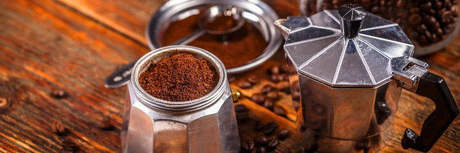 impieza y desmontaje de una cafetera italiana después de su uso