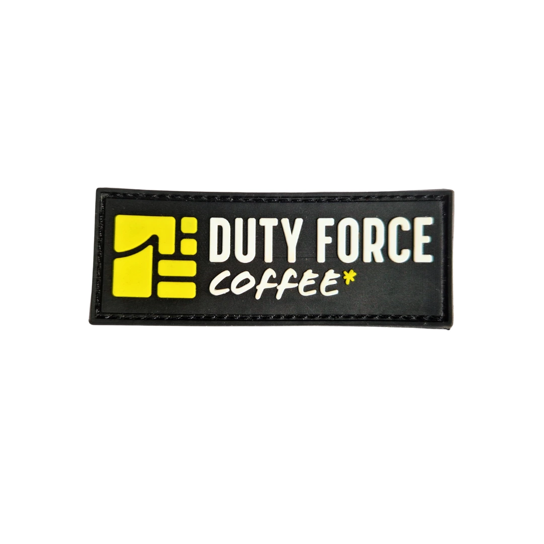 Parche oficial de goma Duty Force Coffee