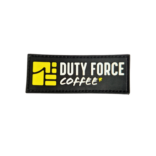 Parche oficial de goma Duty Force Coffee