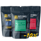 Pack de café en grano Duty Task Force con Blue Hope, 3ª Imaginaria y Cuidados Intensivo.